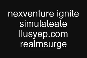 nexventure ignite simulateate llusyep.com realmsurge